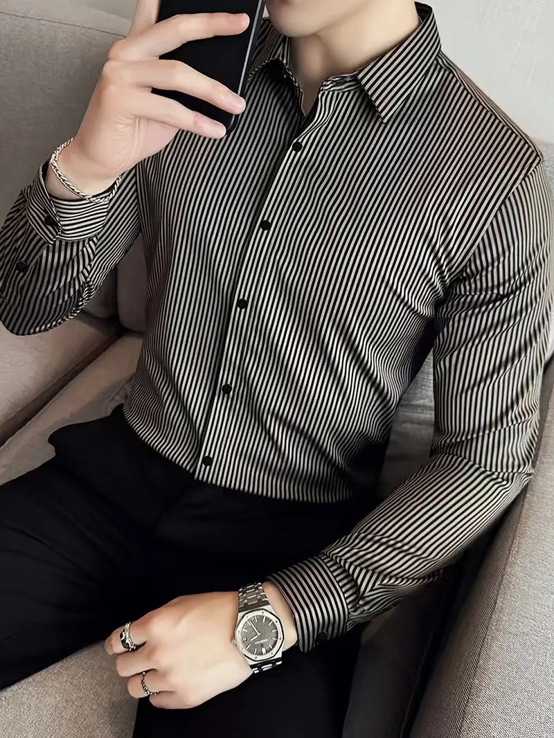 Camisa Social Amalfi Slim Listrada