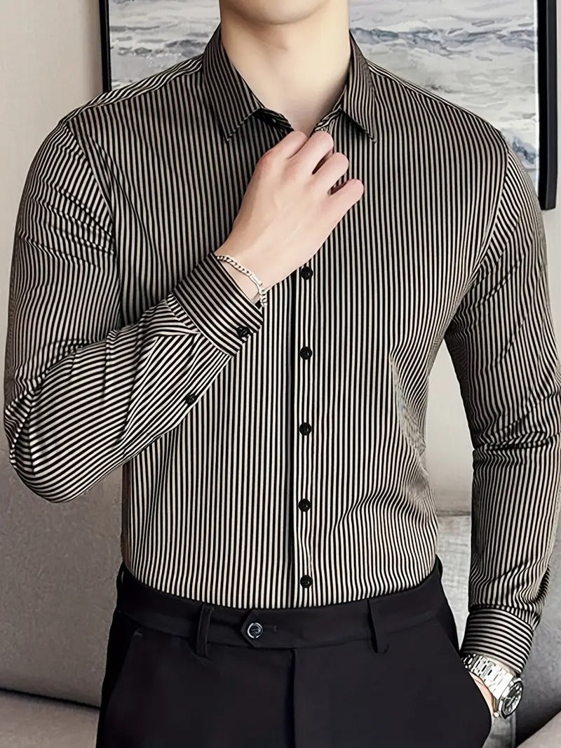 Camisa Social Amalfi Slim Listrada